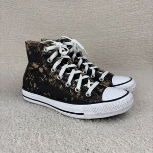 Converse Shoes Unisex M 5.5 W 7.5 Chuck Taylor All Star Hi Black &‎ Hemp Dip Dye